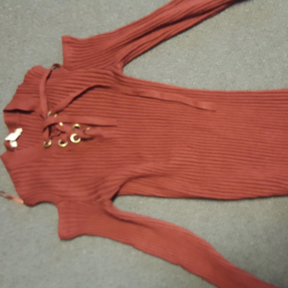 Sexy sweater dress